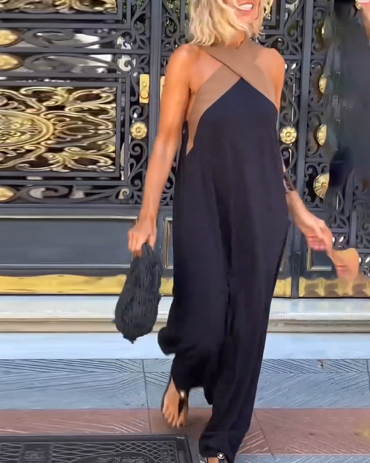 SKYE – CROSS NECK DRESS