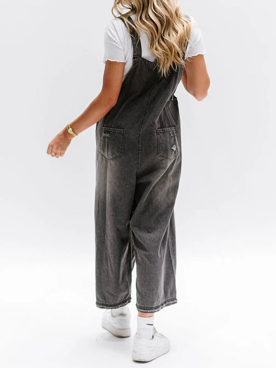 CATALINA – VINTAGE WASHED DENIM OVERALLS
