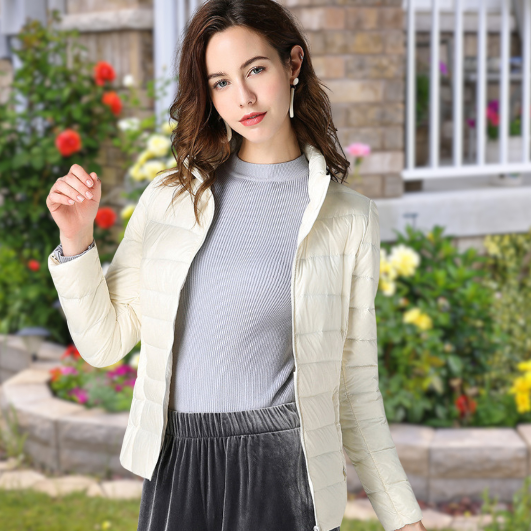 Seraphina | White Down Waterproof Jacket