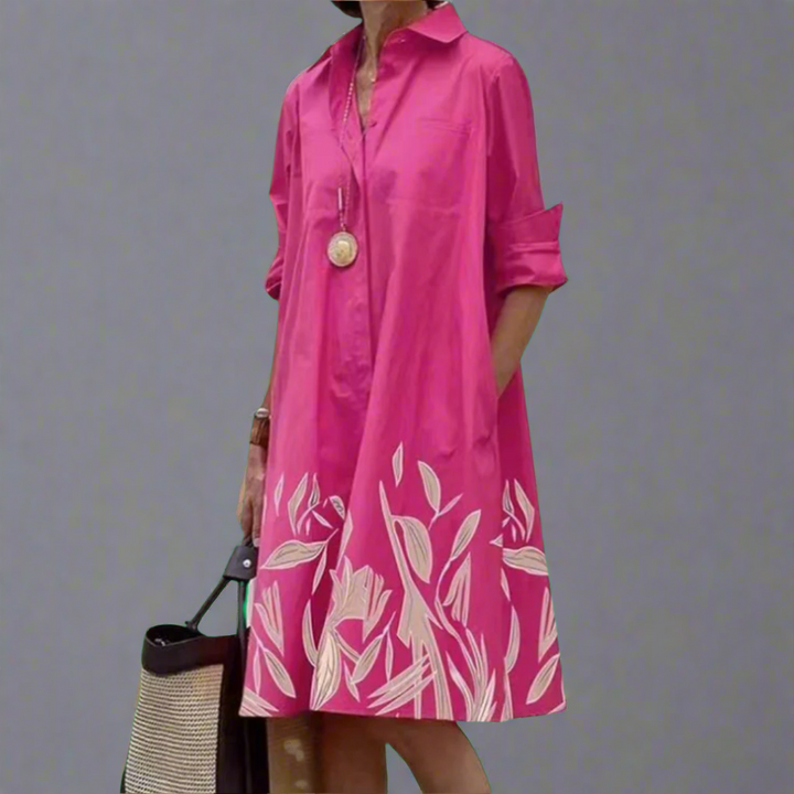 Liane - Luxurious Midi Dress for Effortless Elegance