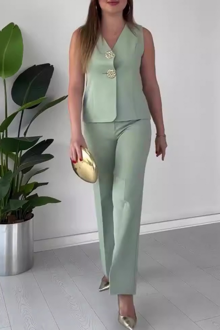 AZRIELLA – ELEGANT SOLID COLOR PATCHWORK