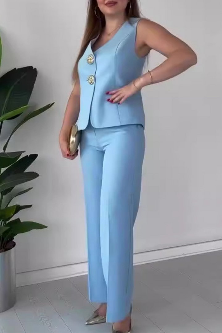 AZRIELLA – ELEGANT SOLID COLOR PATCHWORK