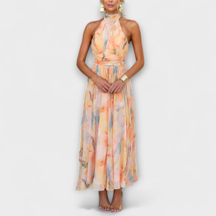 HAISLEY – WATERCOLOR MAXI DRESS