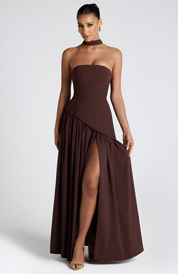 AURORA – RADIANT STRAPLESS EVENING GOWN