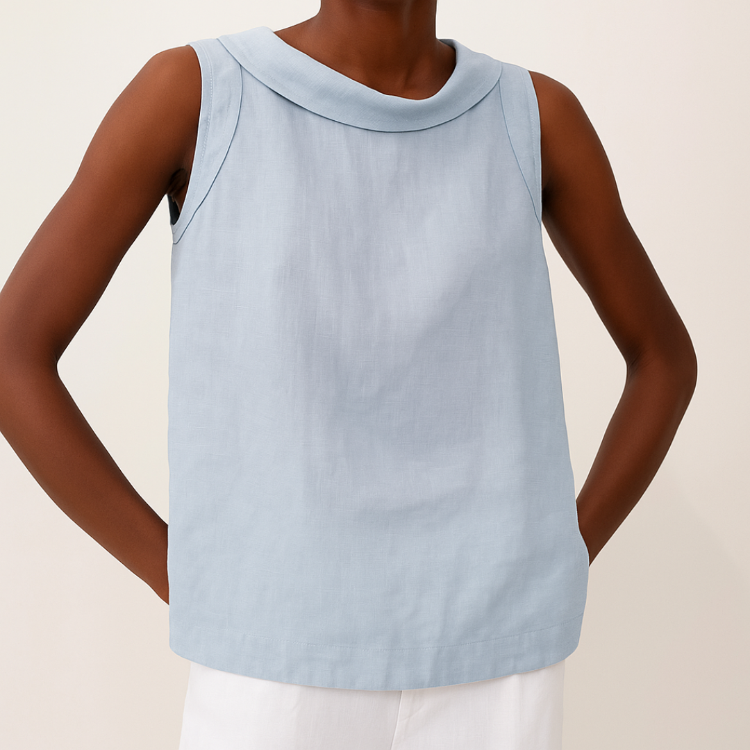 SERENELLE – SLEEVELESS ELEGANT TOP