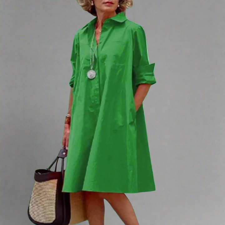 Bernadette - Elegant Midi Dress with Timeless Charm