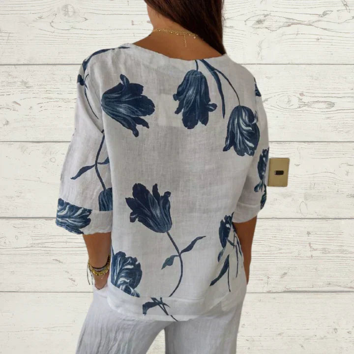 AMARA – PRINTED SPRING TUNIC