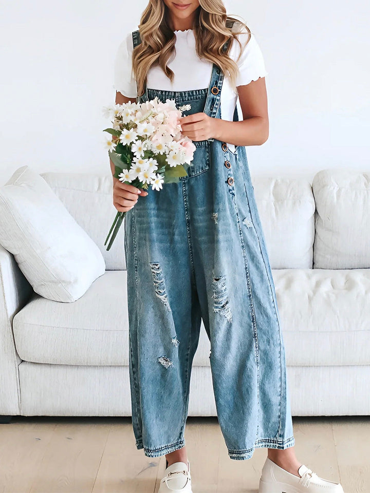 CATALINA – VINTAGE WASHED DENIM OVERALLS