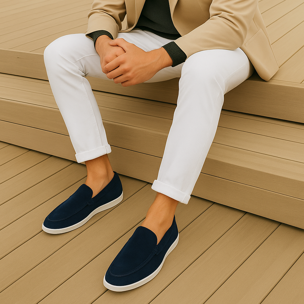 GIVALLI – ELEGANT SUEDE LOAFERS