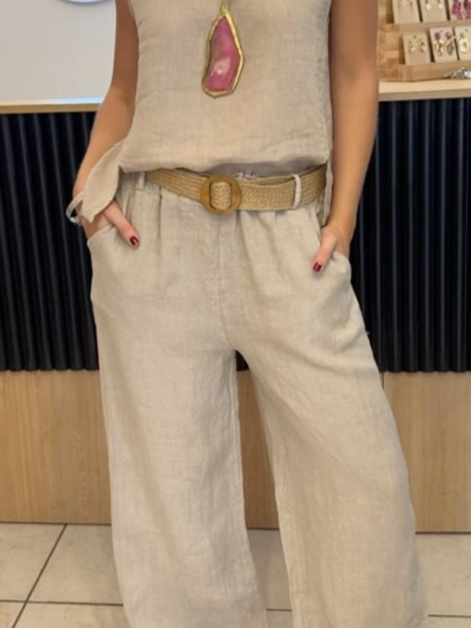 Naomi – Breezy Sleeveless Summer Jumpsuit