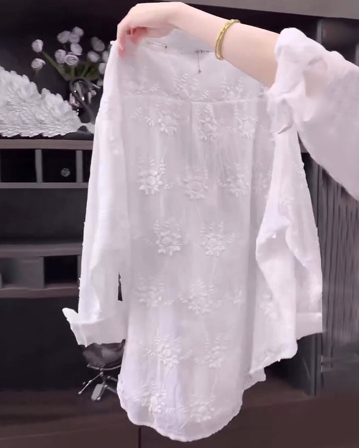 THERYSSAE – SHIRT WITH DROPPED SHOULDERS