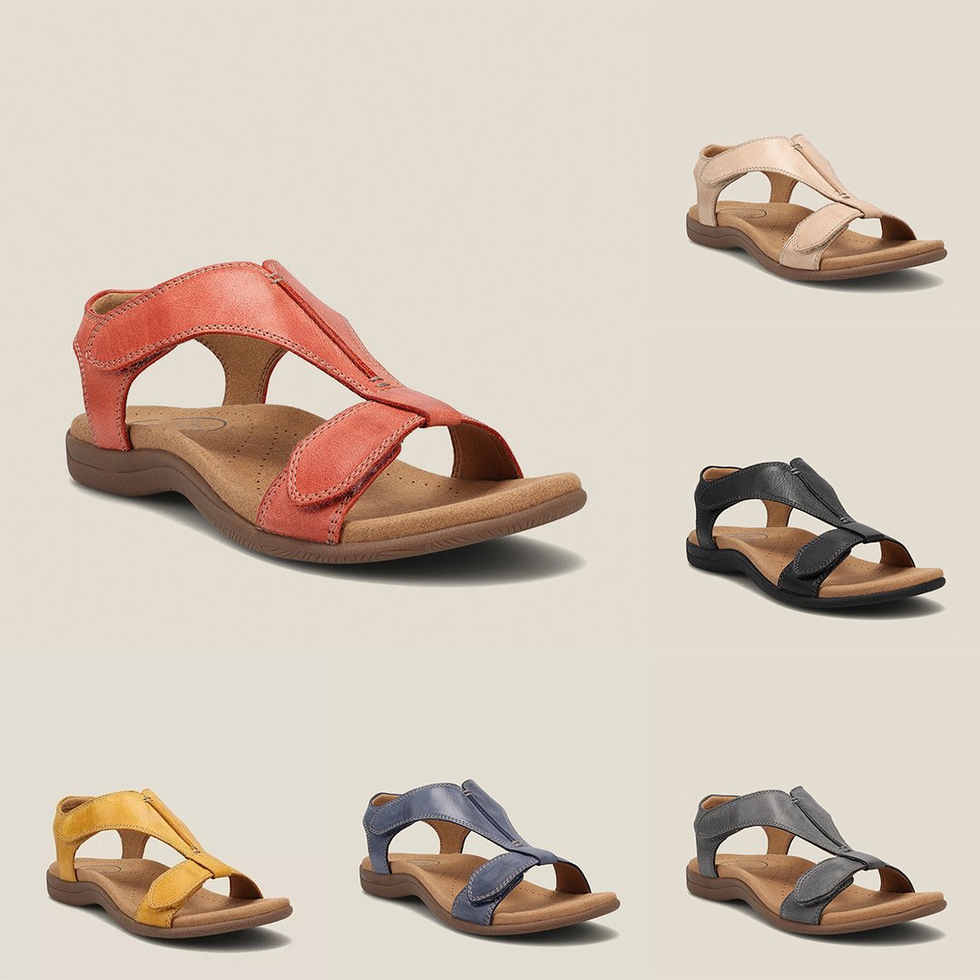 Rinah - Orthopedic Leather Comfort Sandals