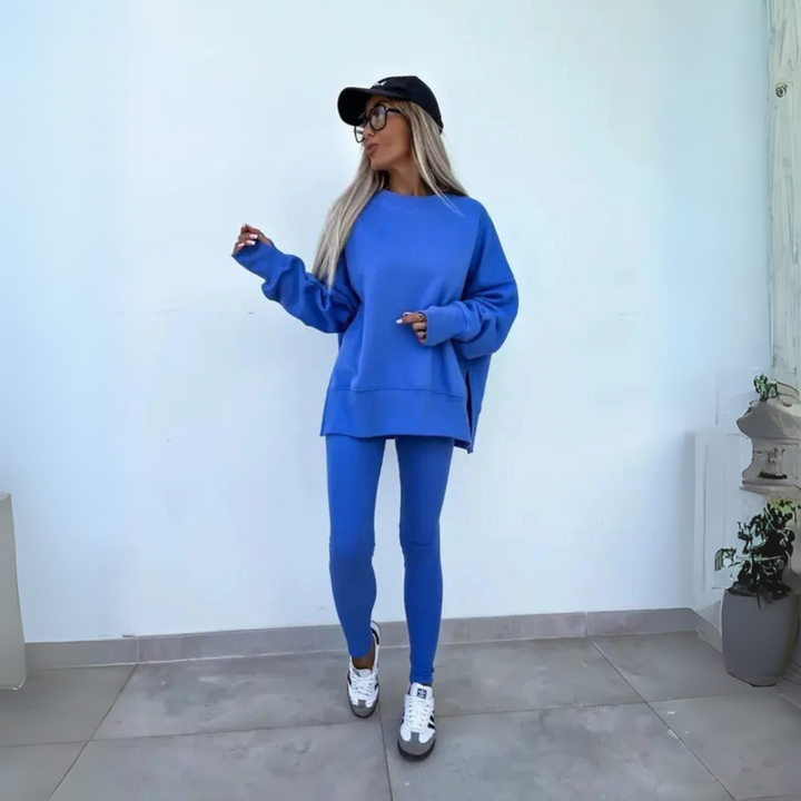 ELVYNESSA – CASUAL LONG SLEEVE SWEATSHIRT AND PANTS SET