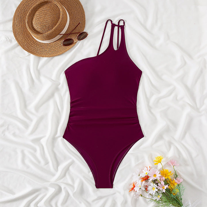 BLAKELY – ONE SHOULDER ONE PIECE SWIMSUIT