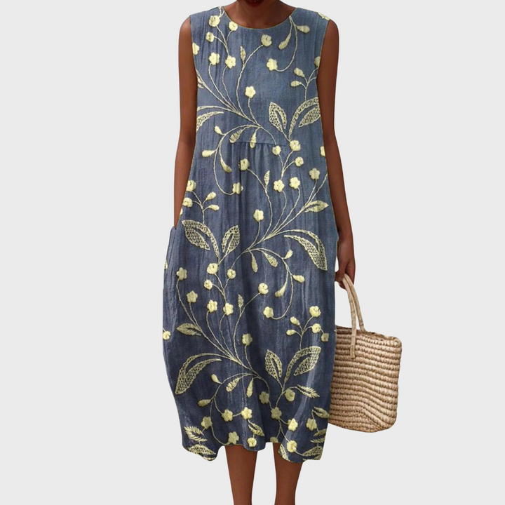 ARLITHYN – COMFORTABLE CASUAL FLORAL DRESS