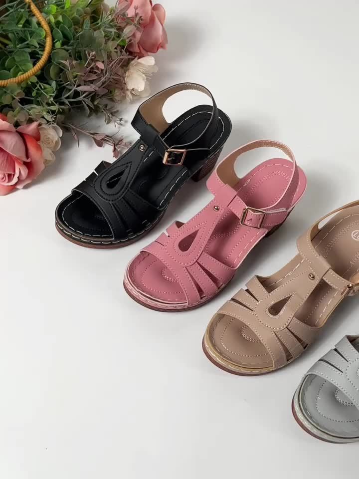Tierra - Vintage Block Sandals