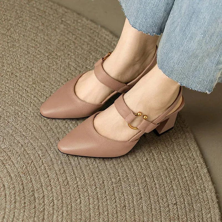 SOLYNTHA – SUPPORTIVE SLINGBACK HEELS WITH ELEGANT DETAILS
