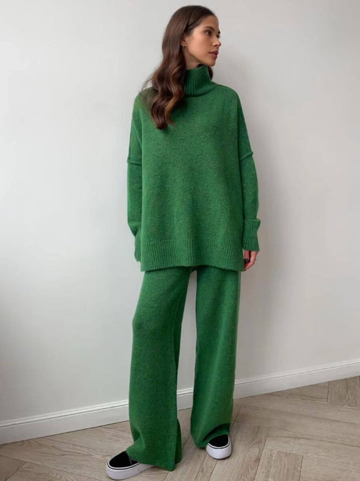 Anne - Turtleneck Knit Set