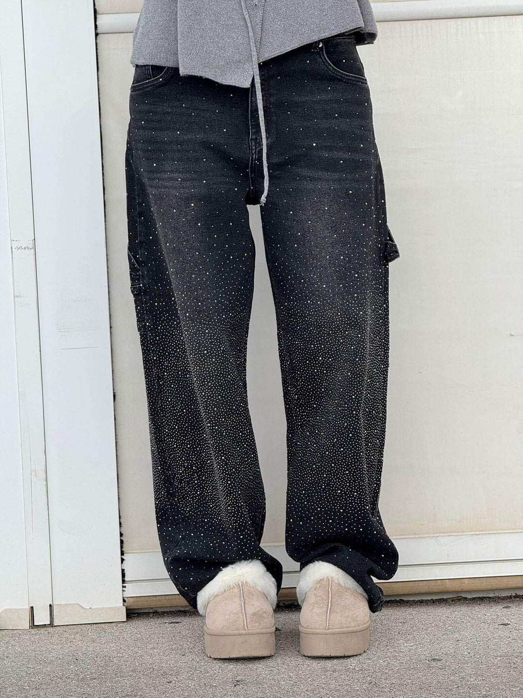 Victoria | High-Waist Glitter Jeans