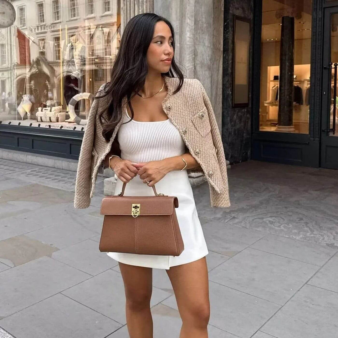 Elena | Stylish Tweed Jacket