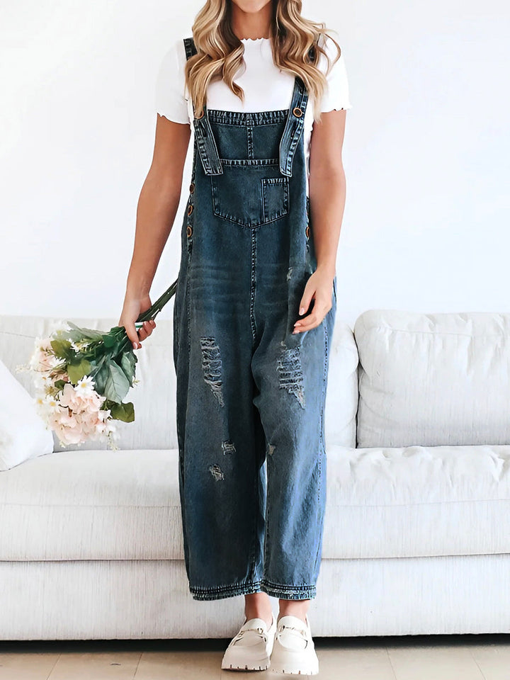 CATALINA – VINTAGE WASHED DENIM OVERALLS