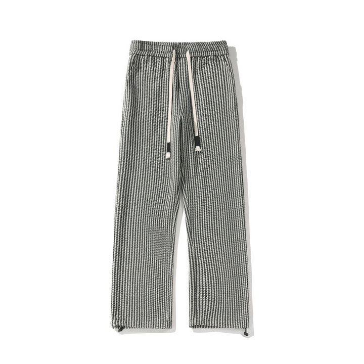 VEDA – HERRINGBONE SWEATPANTS