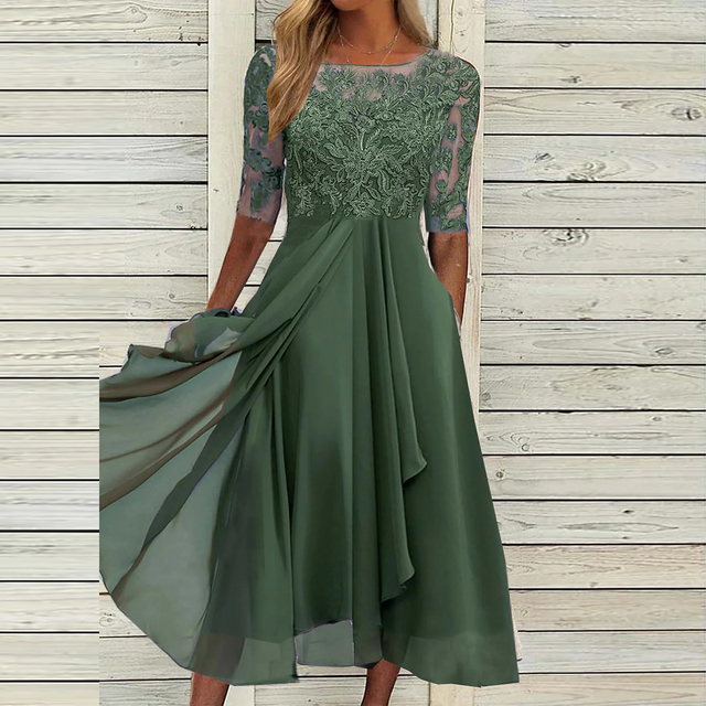 THAVINDRA – TIMELESS LACE DRESS