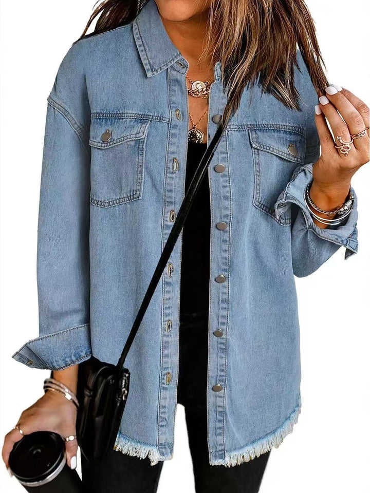 MARALYNNA – CLASSIC EVERYDAY DENIM JACKET