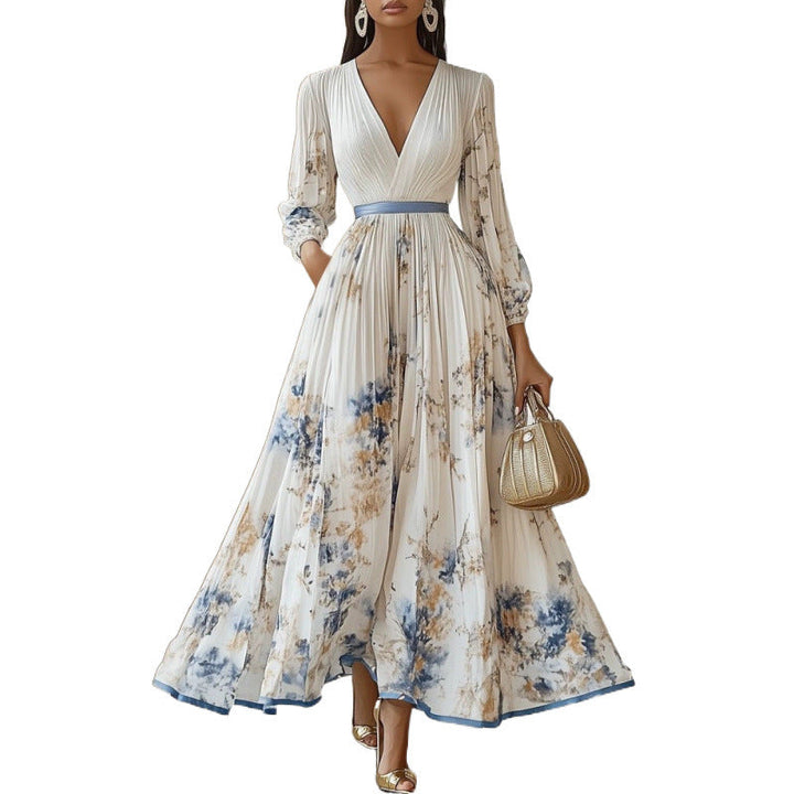 Charmaine - Elegant Pleated Dress