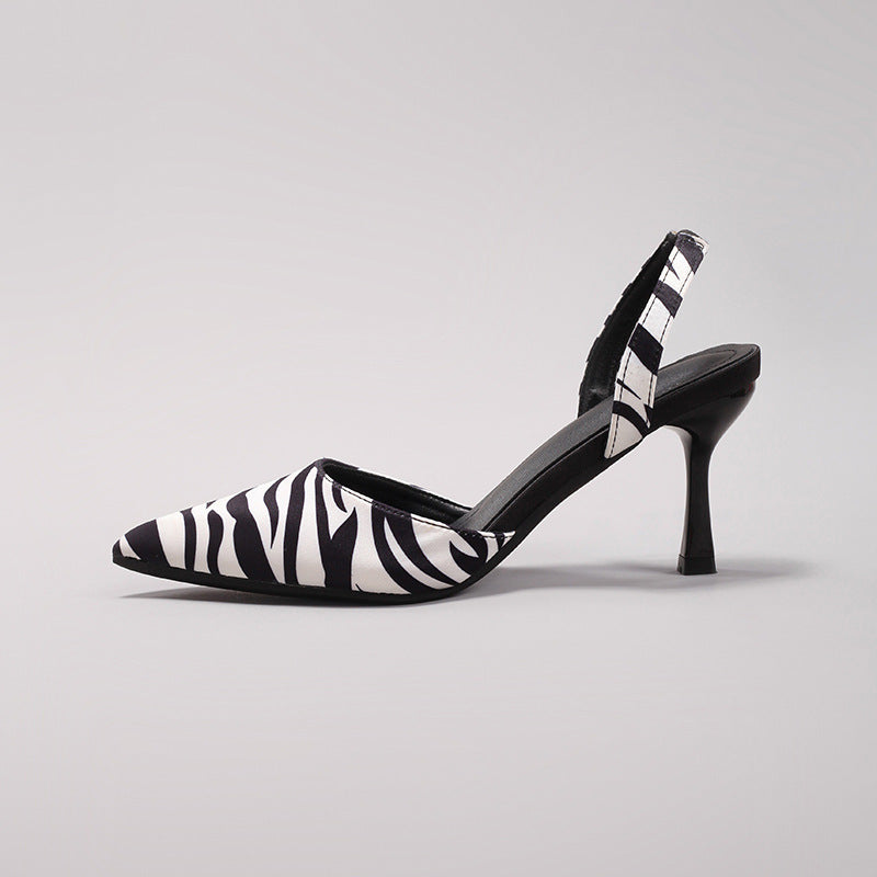 ANIMAL PRINT SLINGBACK PUMPS