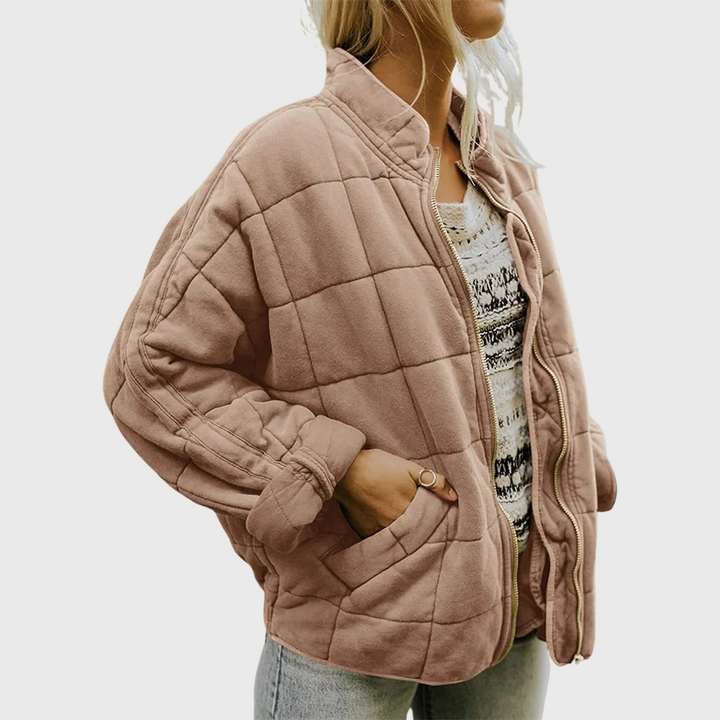 LUNA – ELEGANT OVERSIZED JACKET WITH QUILTED DESIGN