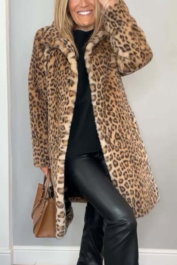 Rosa - Leopard Winter Coat