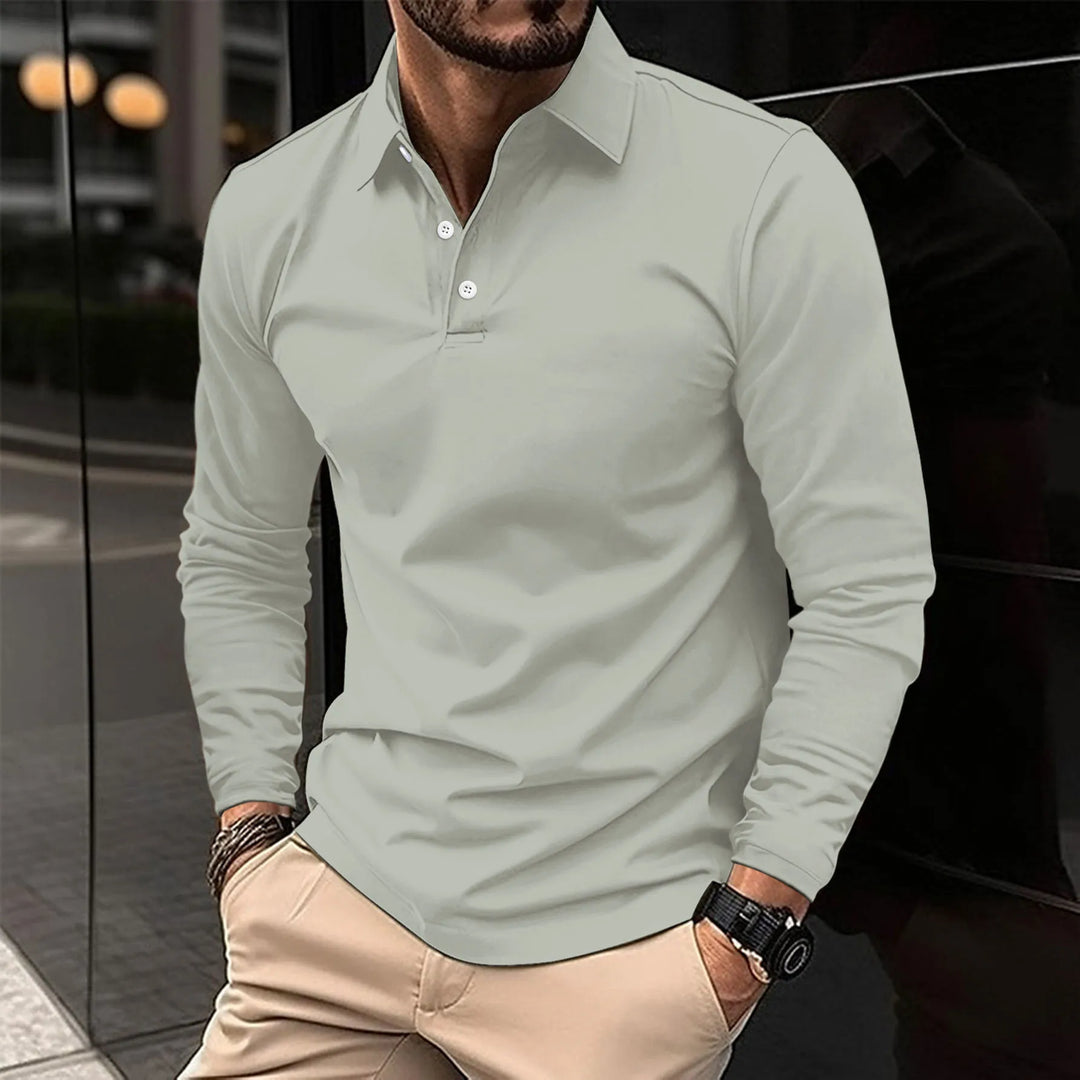 KNOX – RELAXED LONG-SLEEVE POLO