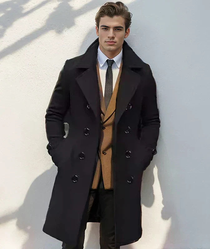 Jacob - Stylish Men's Trench Coat