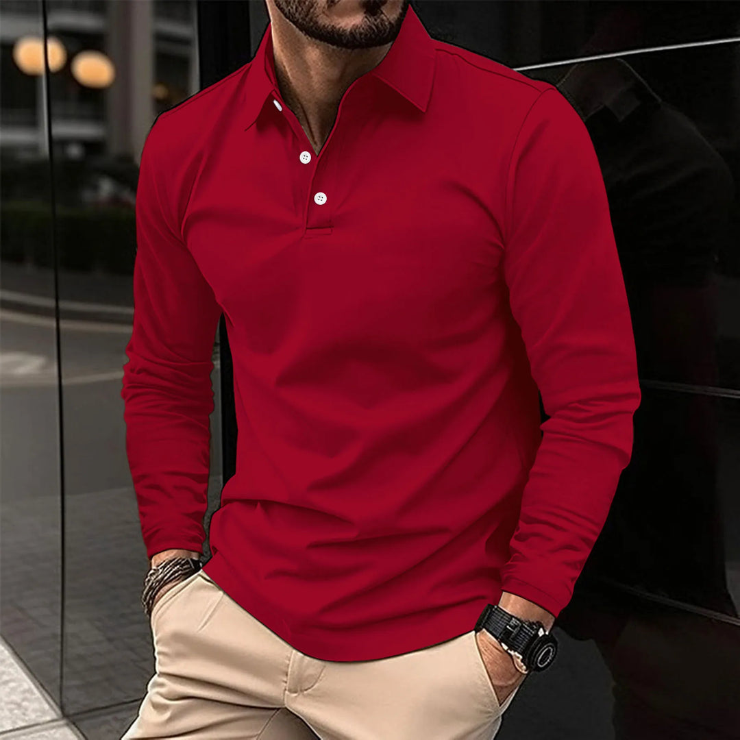 KNOX – RELAXED LONG-SLEEVE POLO
