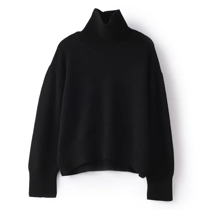 Elena - Pure Cashmere Turtleneck Sweater
