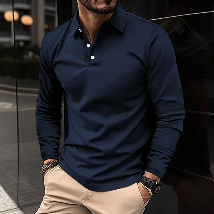 KNOX – RELAXED LONG-SLEEVE POLO