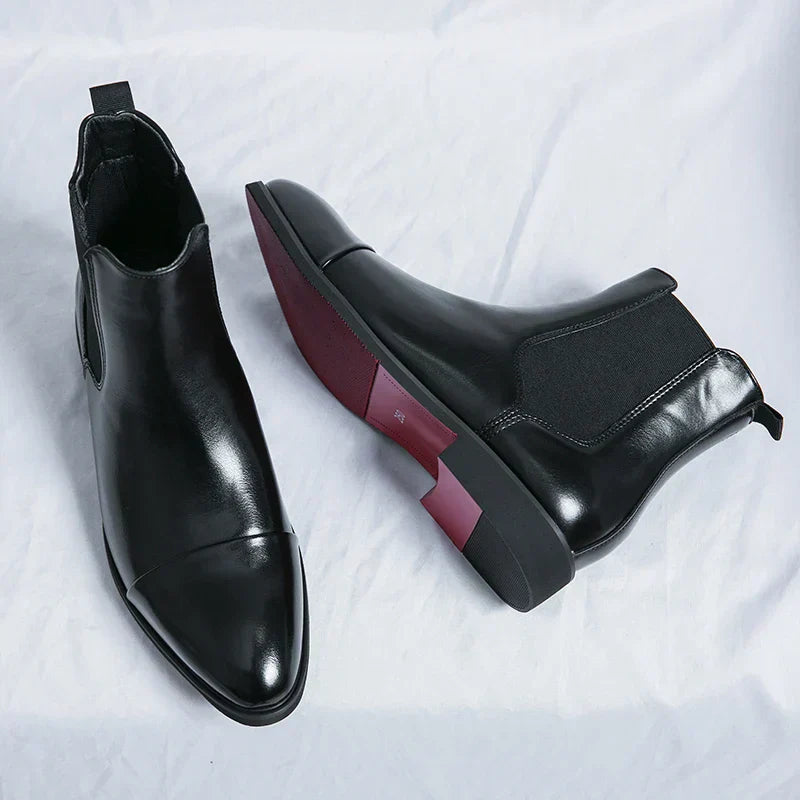 Giovanni Rossi Leather Chelsea Boots