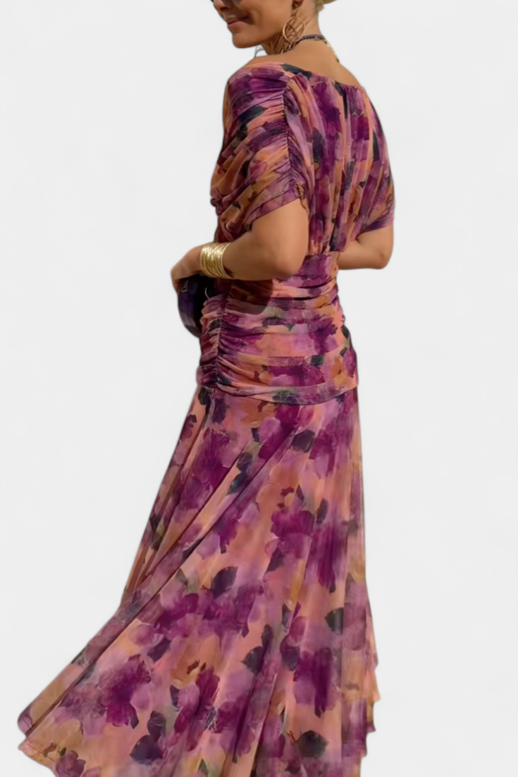 ORELITHYNE – ROMANTIC LONG FLORAL DRESS