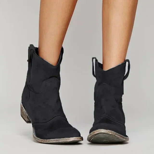 Quinley | Vintage Western Ankle Boots