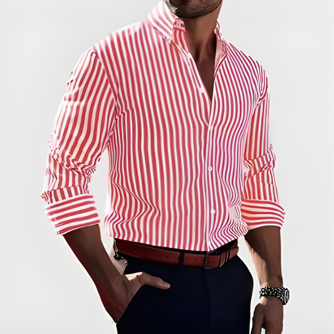 LIAM – STRIPED MEN’S SHIRT