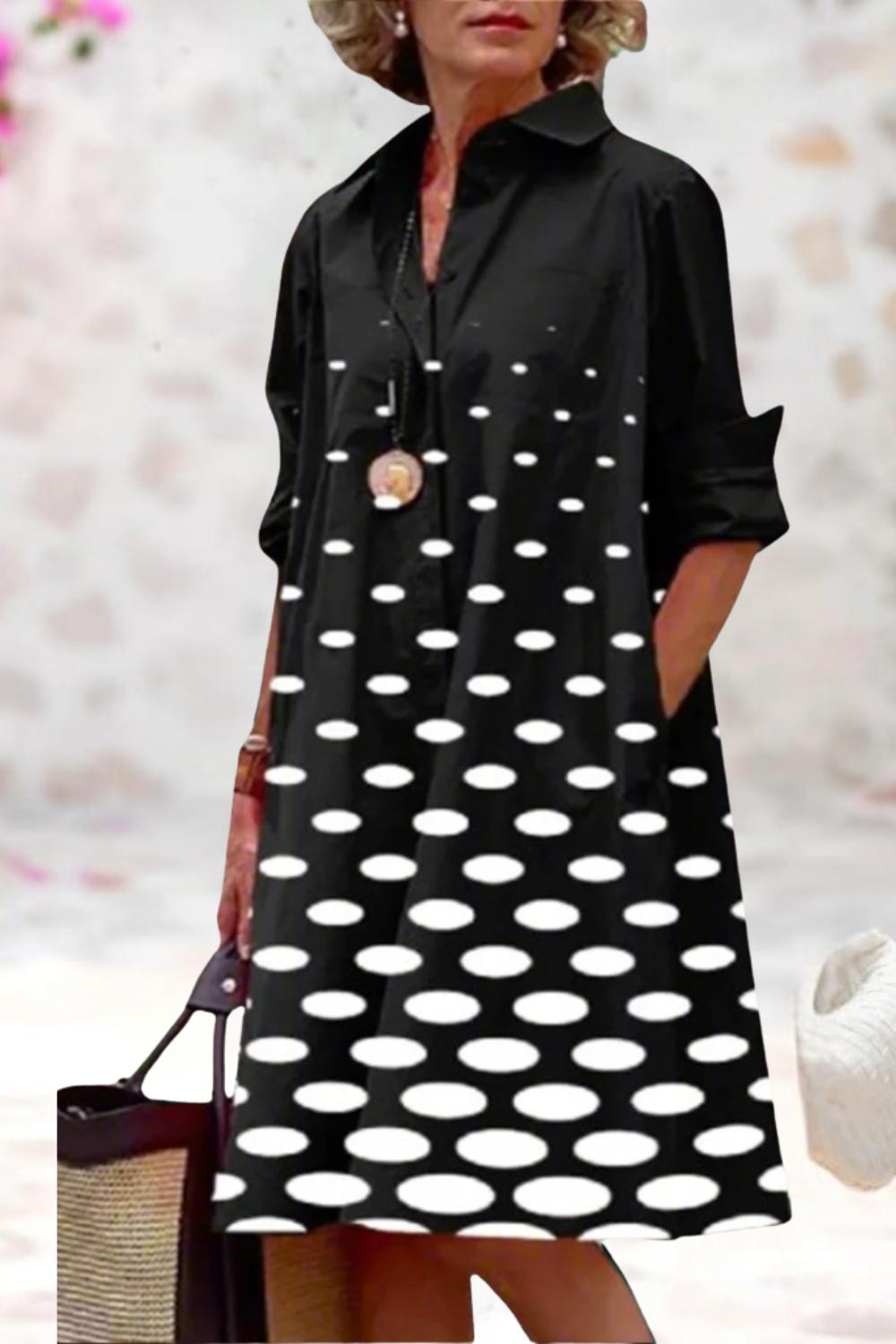 Yvonne - Luxe Midi Dress with Elegant Design