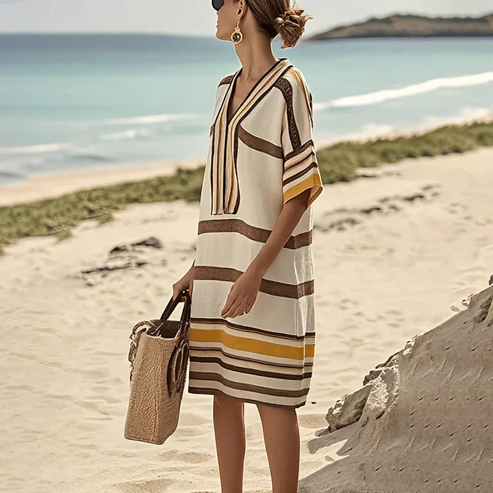 ENRICA – FLOWING STRIPED DRESS