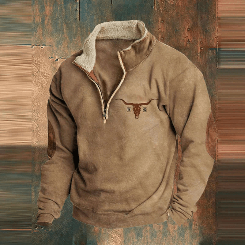 AURALYSYN – GRAPHIC ZIP-UP SWEATSHIRT FOR MEN