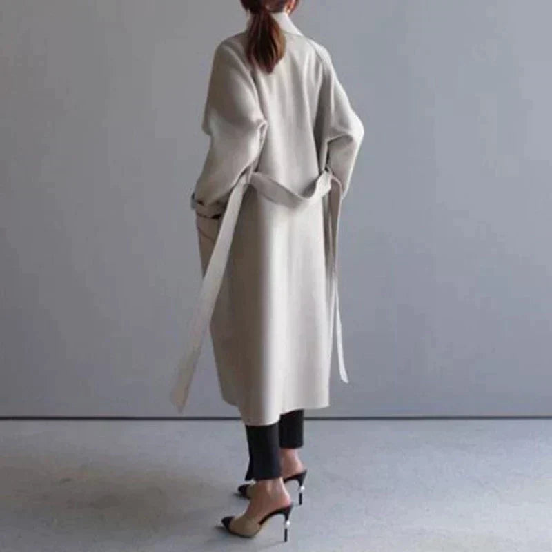 Ella - Longline Wool Coat