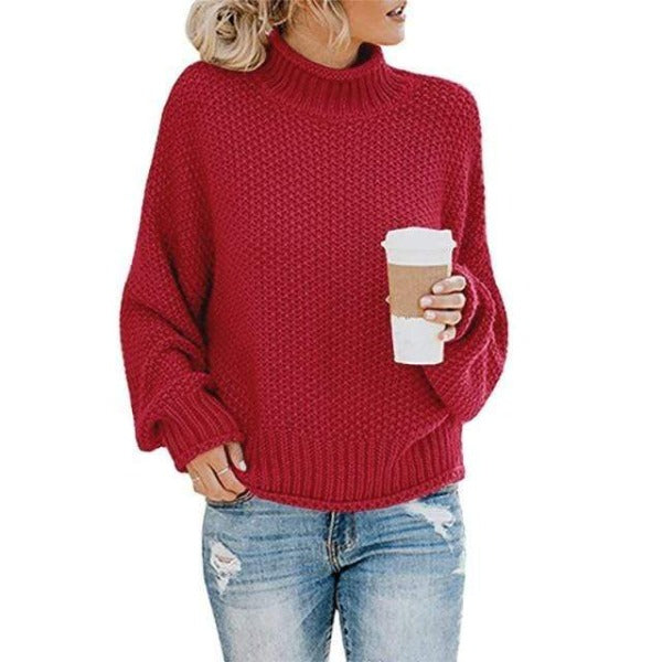 FAELYSANDRA – LOOSE KNIT PULLOVER SWEATER