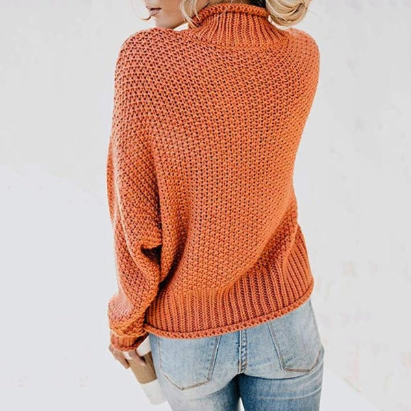 FAELYSANDRA – LOOSE KNIT PULLOVER SWEATER