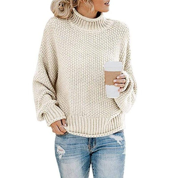 FAELYSANDRA – LOOSE KNIT PULLOVER SWEATER