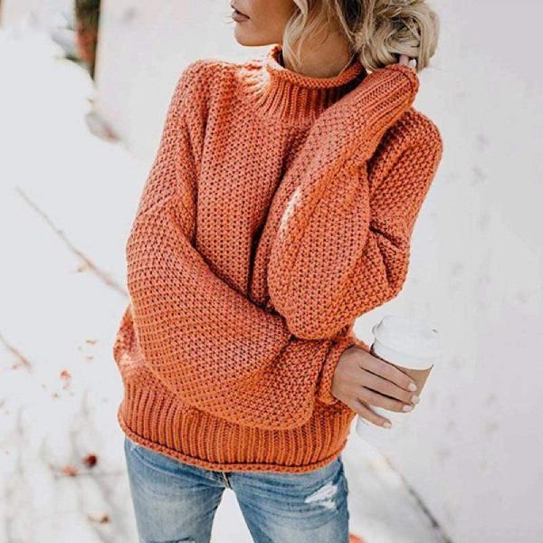 FAELYSANDRA – LOOSE KNIT PULLOVER SWEATER