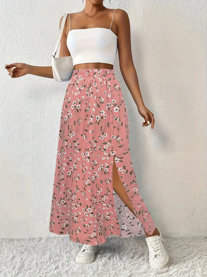 SOLYNNE – FLORAL PRINT MAXI ROCK